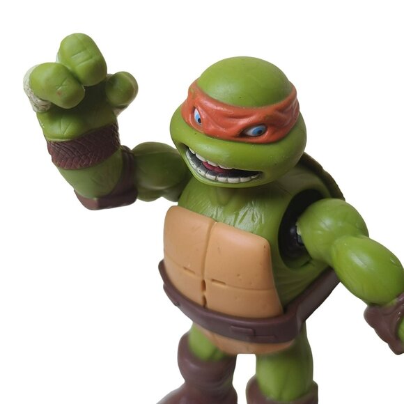 TMNT Michelangelo Action Figure Viacom Talking Toy Teenage Mutant Ninja Turtles - Picture 6 of 11